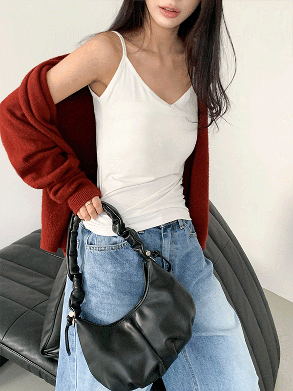 NS1262K5B-로으스 기본 이너 브이넥 끈 나시