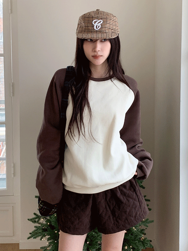 T17342K5B-됴리지 오버핏 양기모 나그랑 맨투맨